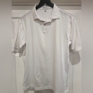 Peter Millar Men's White Performance Polo